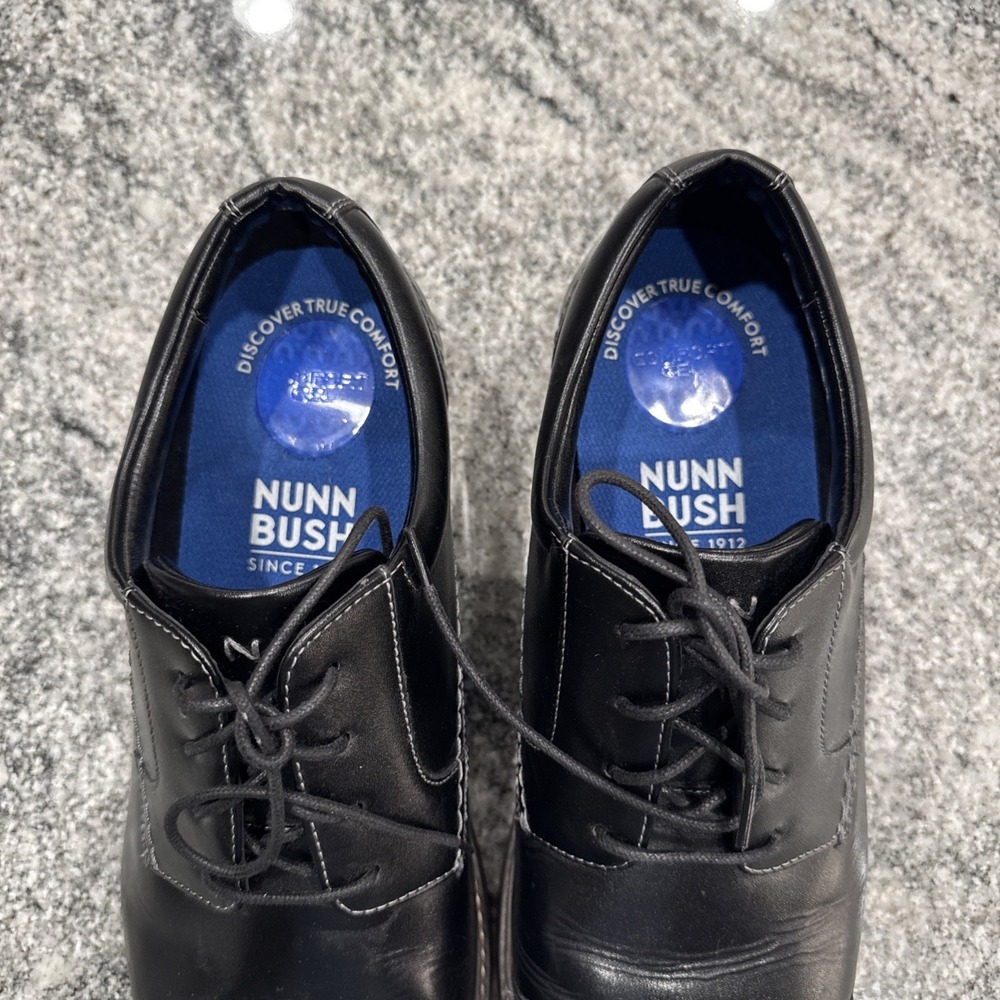 Nunn‎ Bush Men's Westfield Comfort Cap Toe Oxford  Size 13D Black 81423-001 - Picture 9 of 15